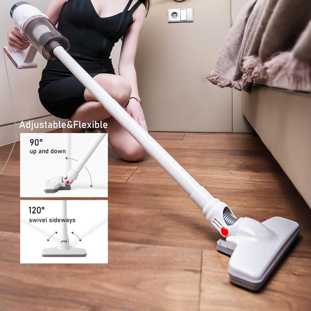 Corded Vacuum Cleaner, Handheld 5In1 Stick Lightweight Vacuum Broom Car Vacuum For Pet Hair Hardwood Floor Cat Litter Carpet Mattress Cleaning