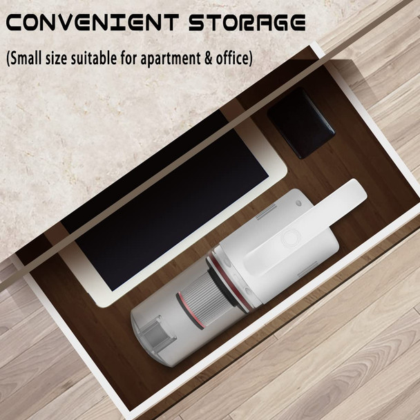 Stick Corded Handheld Vacuum Cleaner 26Ft Cord Electric Broom For Pet Hair Hardwood Floor Cat Litter Carpet Cleaning