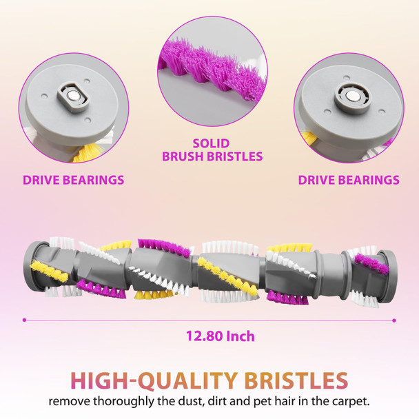 2252 Parts Compatible With Bissell Cleanview Swivel Pet Vacuum 2252 2254 2486 2488 2489 2253 2254 2258 22528 3197 3198 Vacuum Cleaner 1 Brush Roll,4 Belts,4 Filters With 1 Cleaning Tool