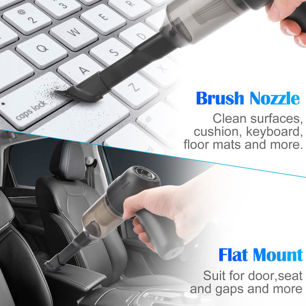 Linkstyle Cordless Handheld Vacuum, Vacuum Cordless Cleaner With 9Kpa100W High Power, Cleaner Cordless Mini Handheld Vacuum Cordless Usb Charging For Car Home Pet Hair Computer