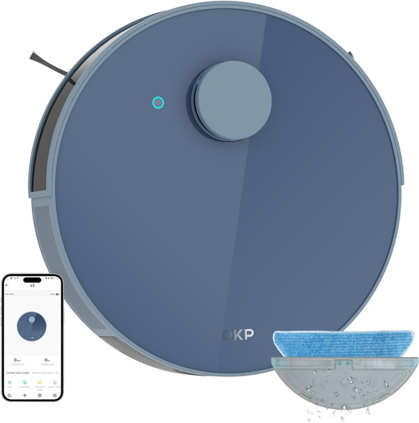 Robot Vacuum And Mop Combo, Lidar Navigation, 4000Pa Suction, Nogo Zone, 200Mins Runtime, Smart Mapping Robotic Vacuum, Wifiappalexa Control, Ideal For Pet Hair, Hard Floor And Carpet Robot Vacuum And Mop Combo, Lidar Navigation, 4000Pa Suction, Nogo Zone, 200Mins Runtime, Smart Mapping Robotic Vacuum, Wifiappalexa Control, Ideal For Pet Hair, Hard Floor And Carpet