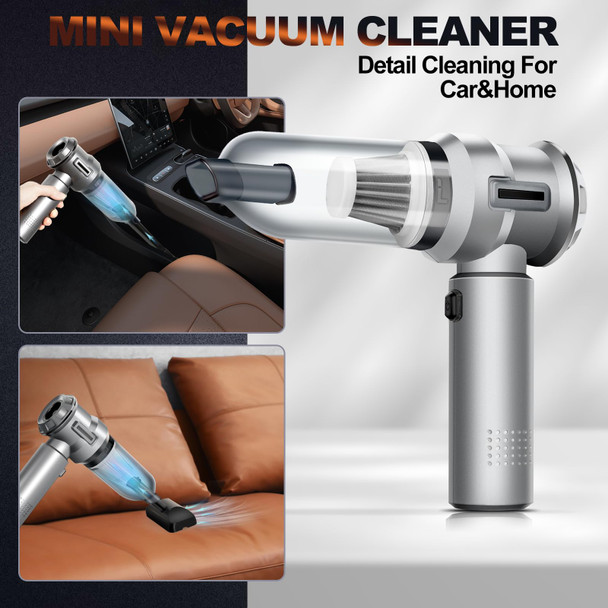 Perobuno Car Vacuum Cleaner High Power, 18Kpa Powerful, 35 Mins Runtime, Brushless Motor Air Duster With 3 Gear, Electric Canned Air Mini Handheld Vacuum Compressed Air Keyboard Cleaner Perobuno Car Vacuum Cleaner High Power, 18Kpa Powerful, 35 Mins Runtime, Brushless Motor Air Duster With 3 Gear, Electric Canned Air Mini Handheld Vacuum Compressed Air Keyboard Cleaner