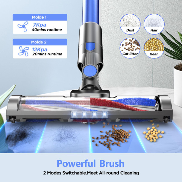 Cordless Vacuum Cleaner With 80000 Rpm Highspeed Brushless Motor, 2600Mah Powerful , 5 Stages High Efficiency Filtration, Up To 40 Mins Runtime Vacuum For Hardwood Cordless Vacuum Cleaner With 80000 Rpm Highspeed Brushless Motor, 2600Mah Powerful , 5 Stages High Efficiency Filtration, Up To 40 Mins Runtime Vacuum For Hardwood