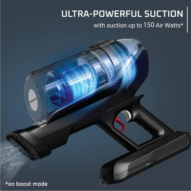 Rowenta, Cordless Vacuum Cleaner, Xforce Flex 12.60 Vacuum, 30.4 Oz Xl Dust Container, Flex Technology, Automatic Floor Detection, 45Min Run Time, 3Hr Charging Time, For Pet, 150 Air Watts, Red Rowenta, Cordless Vacuum Cleaner, Xforce Flex 12.60 Vacuum, 30.4 Oz Xl Dust Container, Flex Technology, Automatic Floor Detection, 45Min Run Time, 3Hr Charging Time, For Pet, 150 Air Watts, Red