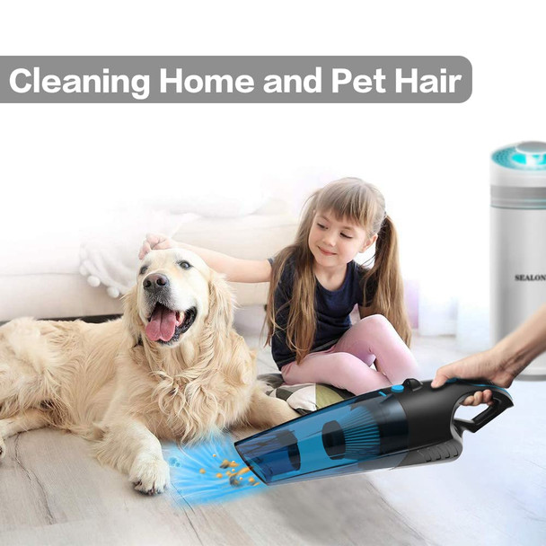 Cordless Handheld Vacuum Cleaner, Handheld Vacuums With 8000Pa14000Pa Adjustable Suction, Usbc Fast Charging, Led Lights For Household & Car & Office Cleaning, Black Cordless Handheld Vacuum Cleaner, Handheld Vacuums With 8000Pa14000Pa Adjustable Suction, Usbc Fast Charging, Led Lights For Household & Car & Office Cleaning, Black