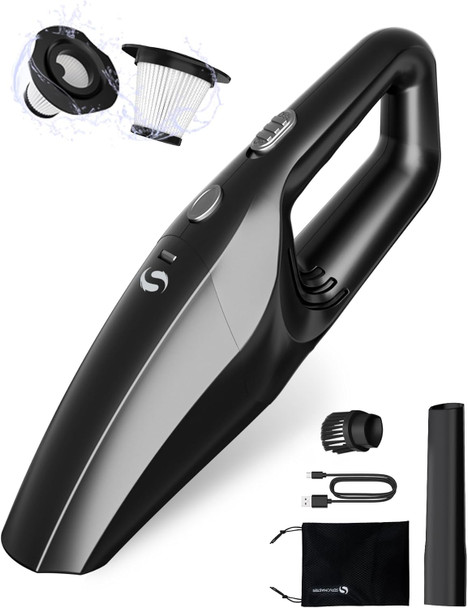Handheld Vacuum Cleaner Cordless, Small Powerful Car Vacuum Cleaner With Rechargeable Battery, Portable Car Hand Held Vacuum Cleaner Accessories Interior Cleaning Kit For Men Women Handheld Vacuum Cleaner Cordless, Small Powerful Car Vacuum Cleaner With Rechargeable Battery, Portable Car Hand Held Vacuum Cleaner Accessories Interior Cleaning Kit For Men Women