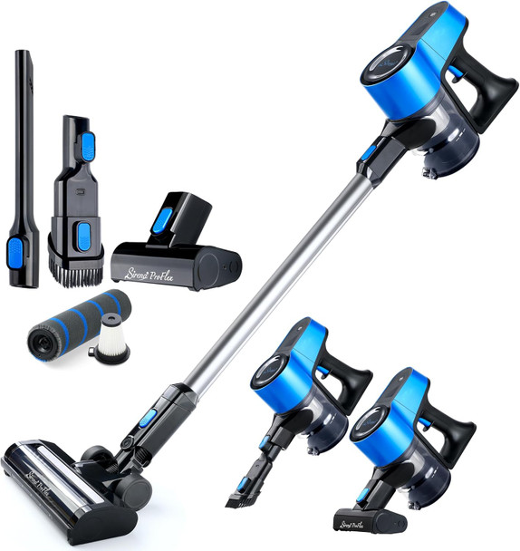 Sirena Proflex Petvac 2In1 Cordless Stick Vacuum Cleaner With Motorized Pet Brush For Pet Hair Removal, Multisurface Cleaning, And Portable Convenience Sirena Proflex Petvac 2In1 Cordless Stick Vacuum Cleaner With Motorized Pet Brush For Pet Hair Removal, Multisurface Cleaning, And Portable Convenience