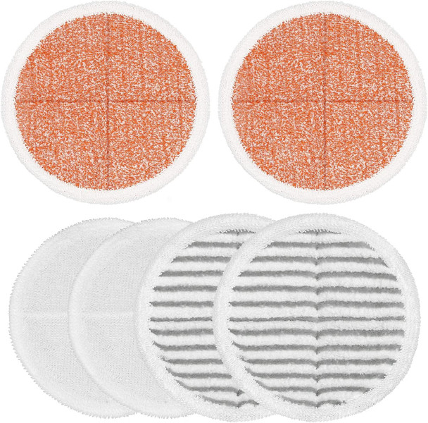 Uniqus 6 Pack Mop Pads Compatible With Bissell Spinwave Mops 2124 2039 2037 2039A Series Steam Mop Pads For Bissell Spinwave Hard Floor Cleaning Kits 2 Soft Pads, 2 Scrubby And 2 Heavy Scrub Pads Uniqus 6 Pack Mop Pads Compatible With Bissell Spinwave Mops 2124 2039 2037 2039A Series Steam Mop Pads For Bissell Spinwave Hard Floor Cleaning Kits 2 Soft Pads, 2 Scrubby And 2 Heavy Scrub Pads