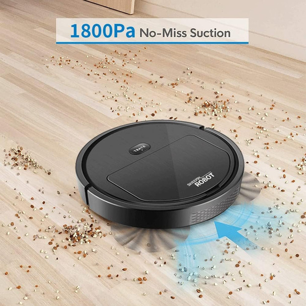 Uniqus Robot Vacuum Cleaner,Sweeping Robot,Ultra Slim Quiet,1800Pa Superstrong Suction,Cleans Hard Floors To Mediumpile Carpets,Integral Memory Multiple Cleaning Modes Vacuum Best For Pet Hairs Black Uniqus Robot Vacuum Cleaner,Sweeping Robot,Ultra Slim Quiet,1800Pa Superstrong Suction,Cleans Hard Floors To Mediumpile Carpets,Integral Memory Multiple Cleaning Modes Vacuum Best For Pet Hairs Black