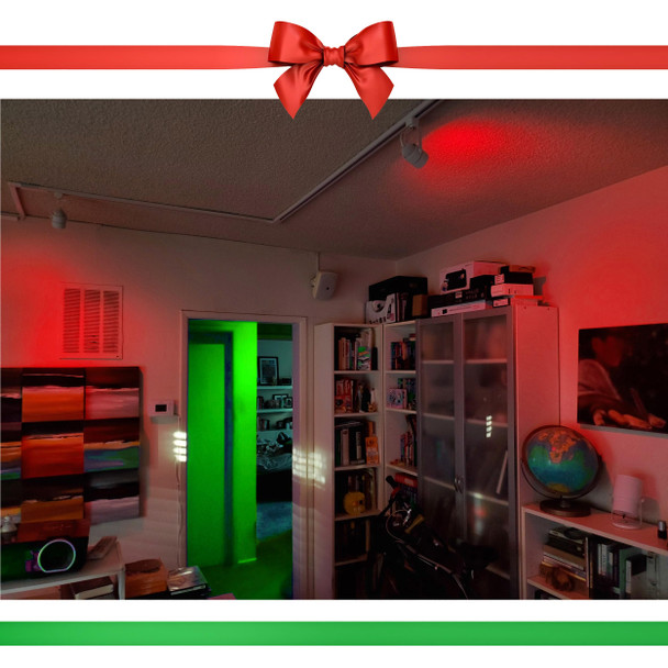 Red Green GU10 Led Light Bulbs 5W, 50Watt Equivalent, 120V GU10 LED Bulb Red Green for Recessed Track Christmas Holiday Party Decoration, Porch, Home Lighting, Decorative Illumination (6Pack Mix)