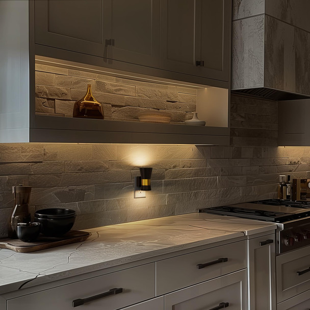 Briignite Night Light Plug into Wall, Vintage Dimmable LED Night Lights 0-100LM with Auto Dusk to Dawn, Christmas s, 1W 3000K Country Night Light from for Bathroom, Hallway, Bedroom, Kids, 2 Pack