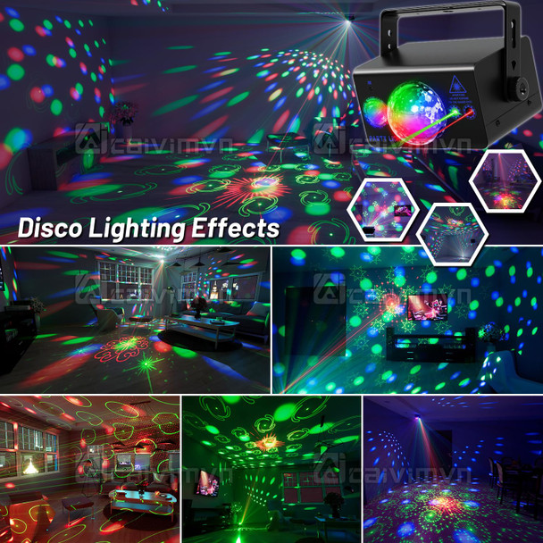 Party Lights Dj Disco Ball Light, LED Stage Strobe Lights Sound Activated with Remote Control for Xmas Club Bar Parties Holiday Christmas Birthday Wedding Home Decoration Party Lights Dj Disco Ball Light, LED Stage Strobe Lights Sound Activated with Remote Control for Xmas Club Bar Parties Holiday Christmas Birthday Wedding Home Decoration