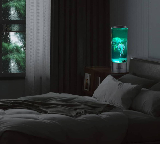 CALOVER Large Jellyfish Lamp s for Kids Adults Electric Fantasy Tank Aquarium Night Mood Light for Birthday Holiday Home Christmas Decoration Relaxion
