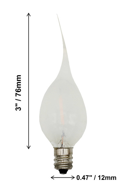 Creative Hobbies Silicone LED Night Light Bulbs, C7 Replacement Light Bulbs – 0.7W Equivalent to 4W 5W 6W 7W Incandescent, White Warm 2700K, Christmas String Lights, Electric Window Candles 10 Pack Creative Hobbies Silicone LED Night Light Bulbs, C7 Replacement Light Bulbs – 0.7W Equivalent to 4W 5W 6W 7W Incandescent, White Warm 2700K, Christmas String Lights, Electric Window Candles 10 Pack