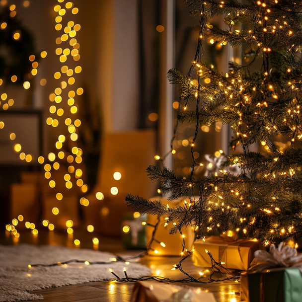 Dazzle Bright 200 Pcs Replacement Christmas Mini Light Bulbs, Warm White Incandescent String Light Bulbs, 2.5 V Bulbs for Indoor Outdoor Xmas Tree Decor, 170 mA, 0.42 Watt