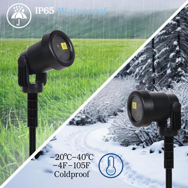 Snowman LED Projector Christmas Projector Lights Outdoor with Remote, Red & Green Holiday Light Show for Christmas, Snowflake Pattern, Adjustable Projection Distance, for Yard Garden Home Decor