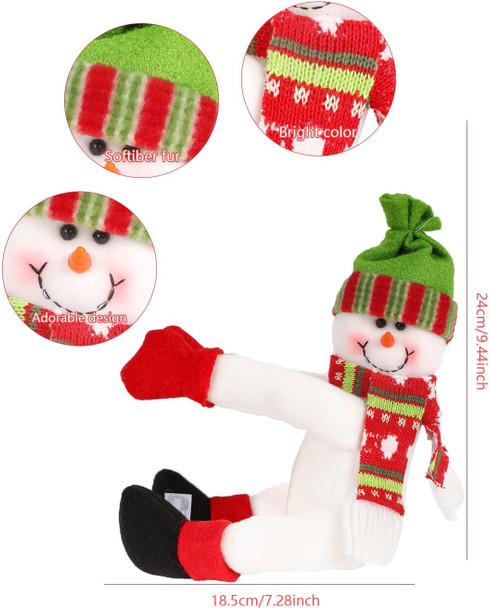 Cute Snowman Christmas Tree Topper Decorations,Unique Fanny Holiday Xmas Hugger Decor for Christmas Tree Wine Curtian Christmas Wreath deocr Christams Cute Snowman Christmas Tree Topper Decorations,Unique Fanny Holiday Xmas Hugger Decor for Christmas Tree Wine Curtian Christmas Wreath deocr Christams