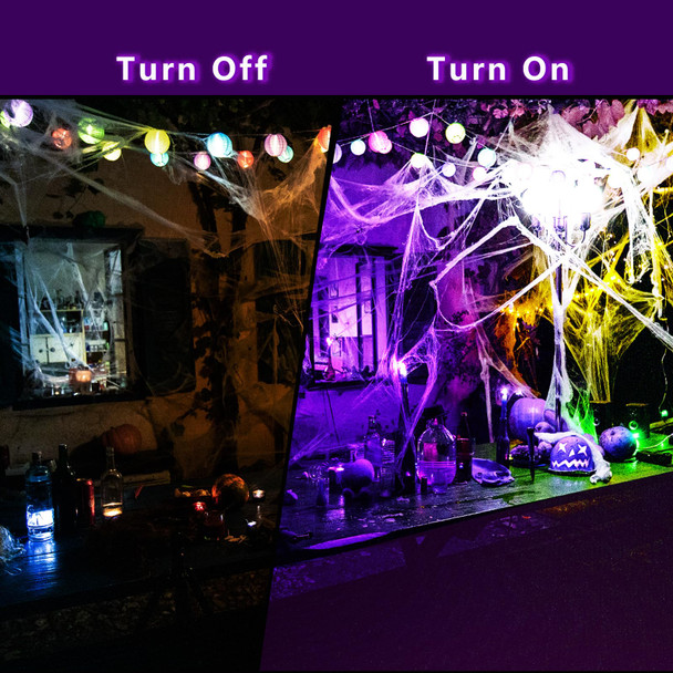 Christmas Spotlight Outdoor 15W with RF Remote 110V COB LED Spot Lights Outdoor RGB Color Changing Landscape Lights for Yard Tree Path Garden Decor(4 Pack)