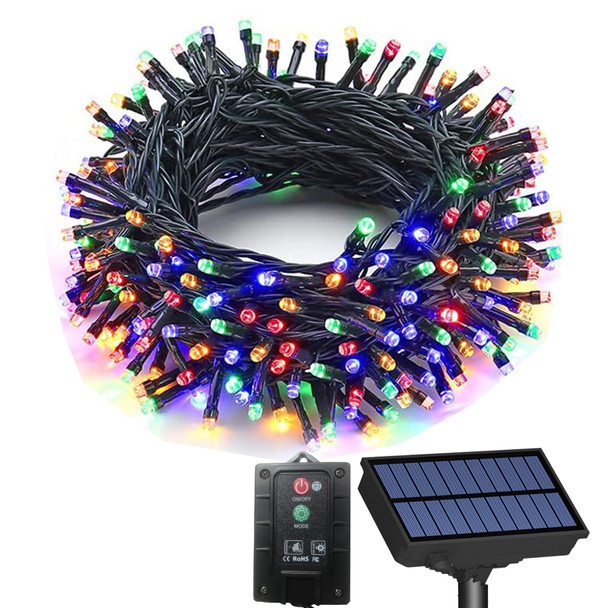 FULLBELL Solar String Lights for Outside, Solar Christmas Lights 200 LED Extra-Long 66FT 8 Modes, Waterproof Outdoor Solar Fairy Lights for Garden Patio Party Tree Christmas Decorations.