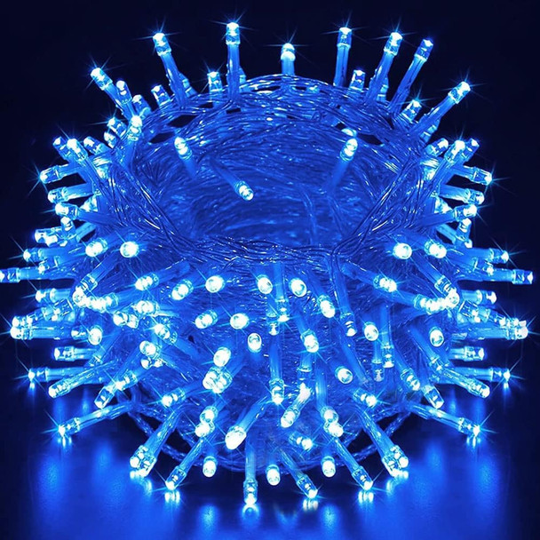 String Lights Fairy Lights 66 Feet 200 LED with Multi Flashing Modes Controller, Waterproof LED Lights Decorations for Bedroom, Wedding, Party, Garden, Patio, Indoor Outdoor Occastions (Blue)