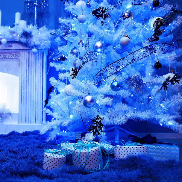 String Lights Fairy Lights 66 Feet 200 LED with Multi Flashing Modes Controller, Waterproof LED Lights Decorations for Bedroom, Wedding, Party, Garden, Patio, Indoor Outdoor Occastions (Blue)