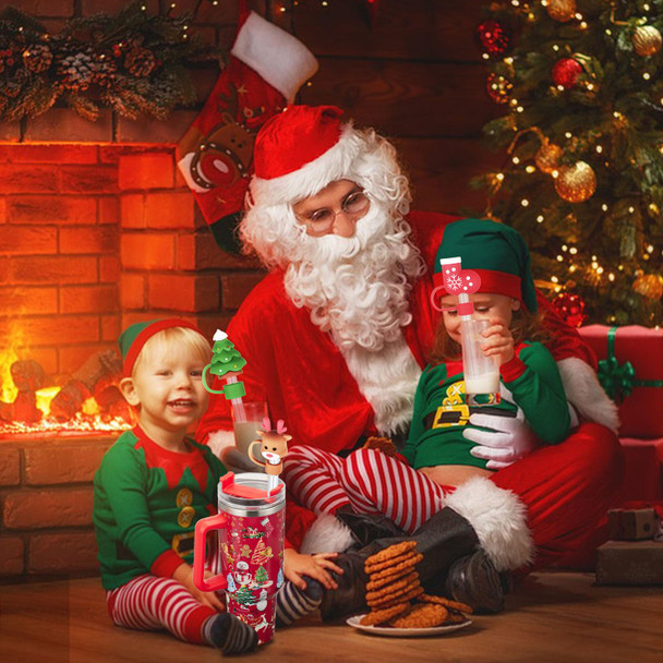 6PCS Christmas Straw Cover Cap for Stanley Cup, Silicone Straw Topper for Stanley 30&40 Oz Tumbler with Handle, 10mm Drinking Straw Tip Covers for Christmas s. (Color 2) 6PCS Christmas Straw Cover Cap for Stanley Cup, Silicone Straw Topper for Stanley 30&40 Oz Tumbler with Handle, 10mm Drinking Straw Tip Covers for Christmas s. (Color 2)