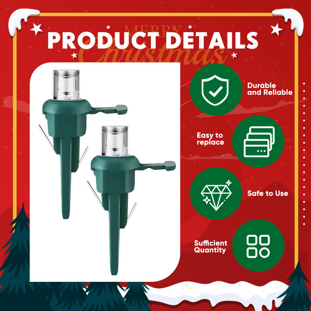 LED Christmas Lights Christmas Replacement Mini Light Bulbs 3 Volt 0.06 Watt Christmas Tree LED Light Bulb Xmas Lights with Green Base for Party Holiday Indoor Outdoor(Warm White,400 Pieces)