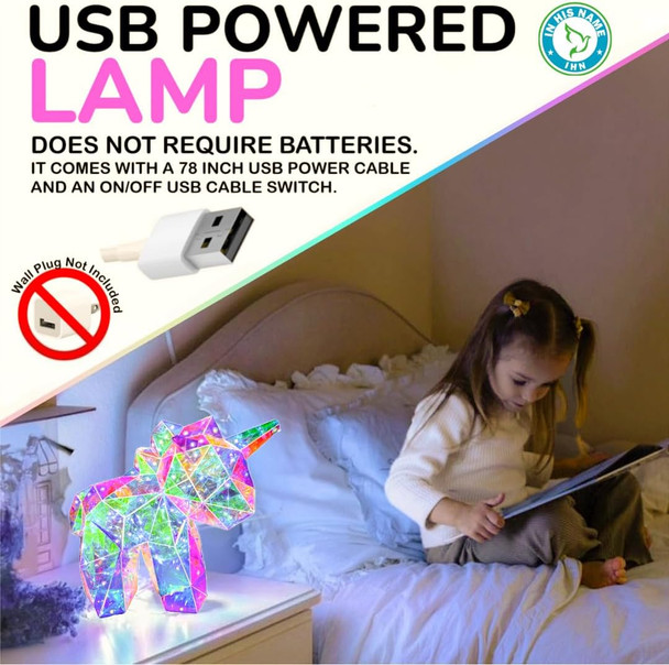 LED Unicorn Night Light for Girls & Kids - Colorful Unicorn Lamp for Girls Room - Premium Bedside Unicorn Light & Cute Night Light for Kids - Unique Kids Night Light Lamp s Falls Autum
