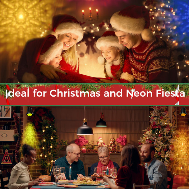 Christmas Lights Spot Lights Outdoor Christmas Decorations RGB SpotLights Landscape Lighting with Remote Control Waterproof Spot Lights for Yard with Remote 16 Color Halloween Lights Outdoor 2 Pack