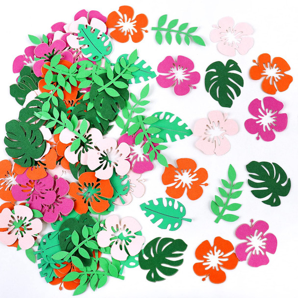 100PCS Tropical Hawaii Flower Confetti Tropical Birthday Baby Shower Party Decorations Green Leaf Confetti Party Decorations for Birthday Baby Shower Pool Beach Jungle Wedding 100PCS Tropical Hawaii Flower Confetti Tropical Birthday Baby Shower Party Decorations Green Leaf Confetti Party Decorations for Birthday Baby Shower Pool Beach Jungle Wedding