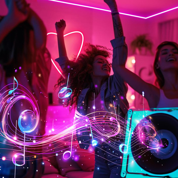 LED Neon Lights, 32.8FT RGB Neon Rope Lights App Control,IR Remote,Music Sync,IP67 Waterproof,Flexible DIY Design for Bedroom,Living Room,Gaming Room,Party,Outdoor,Christmas Decor