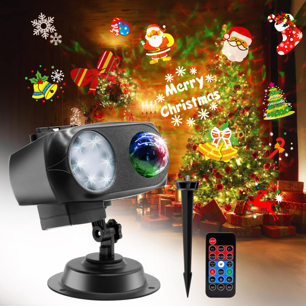 est Designed Halloween Christmas Projector Lights Outdoor Waterproof,15W Brighter HD Ocean Wave Effect,12 Slides 96 No Fade Pictures for Thanksgiving, Year LED Projector Decoration est Designed Halloween Christmas Projector Lights Outdoor Waterproof,15W Brighter HD Ocean Wave Effect,12 Slides 96 No Fade Pictures for Thanksgiving, Year LED Projector Decoration