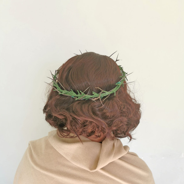 Artificial Crown of Thorns Life Size 8’’ Diameter, Decoration for Home and Church Lents Period, Christmas Tree Decoration Ornament Crown for Costumes, Wearable Crown of Thorns Artificial Crown of Thorns Life Size 8’’ Diameter, Decoration for Home and Church Lents Period, Christmas Tree Decoration Ornament Crown for Costumes, Wearable Crown of Thorns