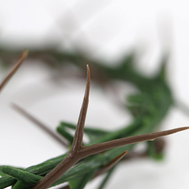 Artificial Crown of Thorns Life Size 8’’ Diameter, Decoration for Home and Church Lents Period, Christmas Tree Decoration Ornament Crown for Costumes, Wearable Crown of Thorns Artificial Crown of Thorns Life Size 8’’ Diameter, Decoration for Home and Church Lents Period, Christmas Tree Decoration Ornament Crown for Costumes, Wearable Crown of Thorns