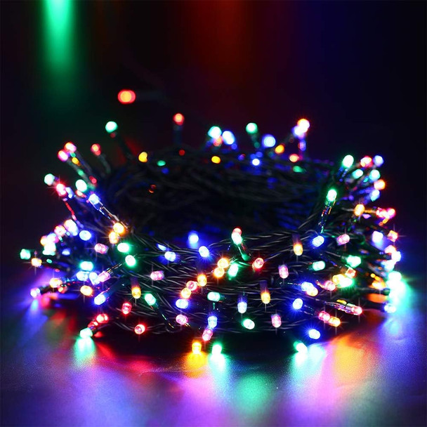 LYHOPE Christmas Lights, 200 LED 72ft 8 Modes Battery Operated Waterproof Fairy Christmas String Lights for Outdoor & Indoor, Patio, Lawn, Landscape, Garden, Xmas Tree, Holiday Decor (Multi-Color)