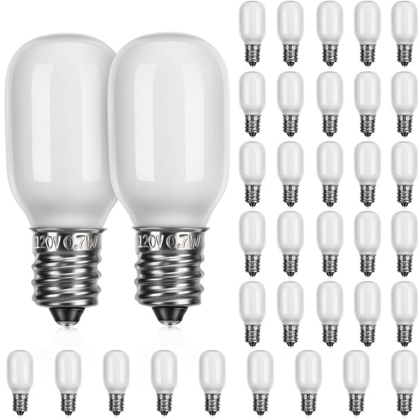 Meonum Christmas Village Replacement Light Bulbs, E12 Candelabra Base T20 LED Bulbs, 0.7W 120V Replacement Bulbs Accessories for Villages Houses Dept 56, Christmas Tree, Halloween Pumpkin (36 Pieces) Meonum Christmas Village Replacement Light Bulbs, E12 Candelabra Base T20 LED Bulbs, 0.7W 120V Replacement Bulbs Accessories for Villages Houses Dept 56, Christmas Tree, Halloween Pumpkin (36 Pieces)