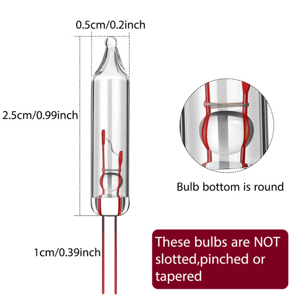 Mudder 200 Count 2.5V Christmas 50/100/150/200 Count Mini Incandescent Wire String Lights Replacement Bulbs Indoor/Outdoor Christmas Lights Decorations for Home Xmas Tree (Warm White)