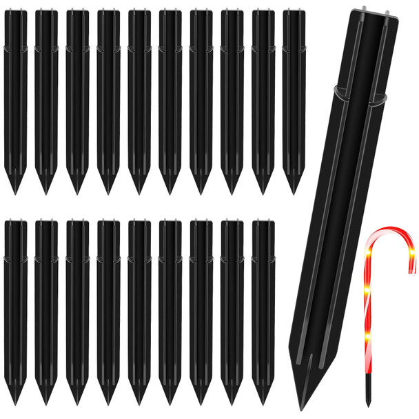 36PCS 0.6×6.05’’ Replacement Stakes for Christmas Candy Cane Lights Plastic Pathway Light Spikes,Christmas Light Spike Replacer for Outdoor Candy Cane Lights Use on Path Walkway Lawn Garden 36PCS 0.6×6.05’’ Replacement Stakes for Christmas Candy Cane Lights Plastic Pathway Light Spikes,Christmas Light Spike Replacer for Outdoor Candy Cane Lights Use on Path Walkway Lawn Garden