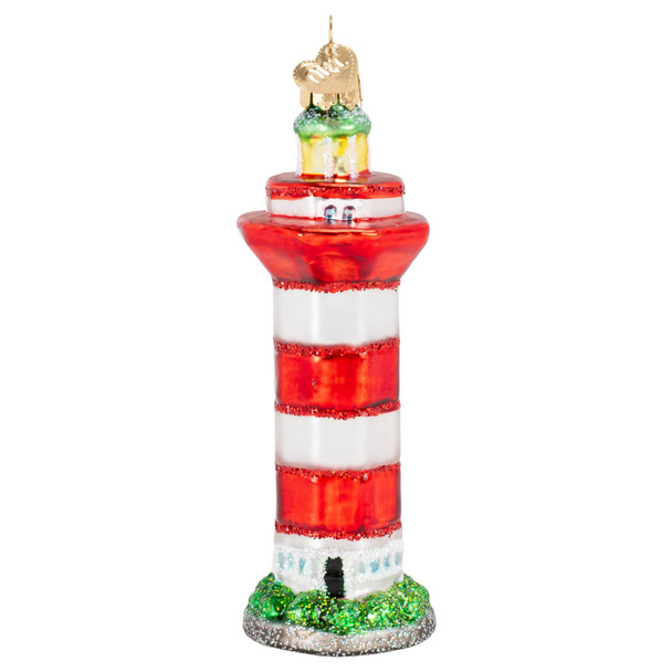 Old World Christmas Ornaments Hilton Head Lighthouse Glass Blown Ornaments for Christmas Tree