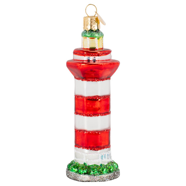Old World Christmas Ornaments Hilton Head Lighthouse Glass Blown Ornaments for Christmas Tree