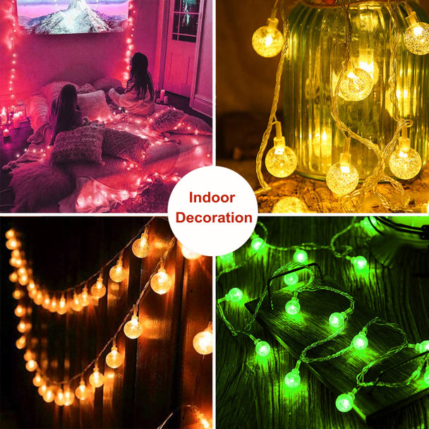 OMIKA Battery Operated String Lights, 18 Color Changing 15FT 30 LED Battery Operated Christmas Lights with Remote Timer, USB Powered Fairy Lights for Indoor Bedroom Outdoor Garden Patio Balcony Decor