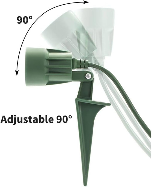 LED Christmas Spotlights Outdoor Plug in, Flood Stake Lights Outdoor, 5000K 350LM Landscape Light for Yard, Flag, Holiday Decor, Weather Resistant, 120V 6FT Power Cord, Green, ETL Listed, 2 Pack LED Christmas Spotlights Outdoor Plug in, Flood Stake Lights Outdoor, 5000K 350LM Landscape Light for Yard, Flag, Holiday Decor, Weather Resistant, 120V 6FT Power Cord, Green, ETL Listed, 2 Pack