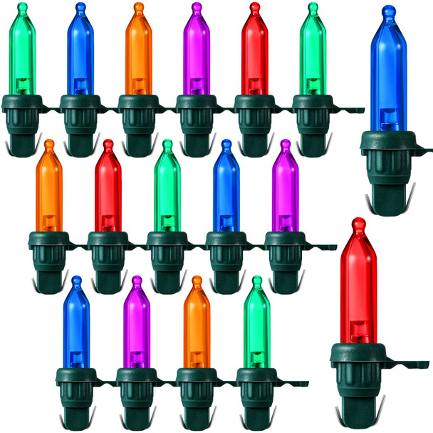60 Pcs Christmas LED Replacement Bulb Mini Wide Angle LED Xmas Bulb LED Tree Light Bulb Outdoor String Light Replacement Bulb for Christmas Garden Tree Party Decor (Green Base with Multi Color Bulb) 60 Pcs Christmas LED Replacement Bulb Mini Wide Angle LED Xmas Bulb LED Tree Light Bulb Outdoor String Light Replacement Bulb for Christmas Garden Tree Party Decor (Green Base with Multi Color Bulb)