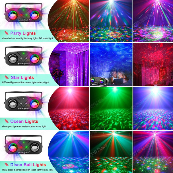 Party Light Disco Ball Light Dj Light Disco Light Ocean Light Star Light Projector Dance Light Sound Activated with Remote Control Stage Light Strobe Light for Parties KTV Christmas Halloween Décor Party Light Disco Ball Light Dj Light Disco Light Ocean Light Star Light Projector Dance Light Sound Activated with Remote Control Stage Light Strobe Light for Parties KTV Christmas Halloween Décor