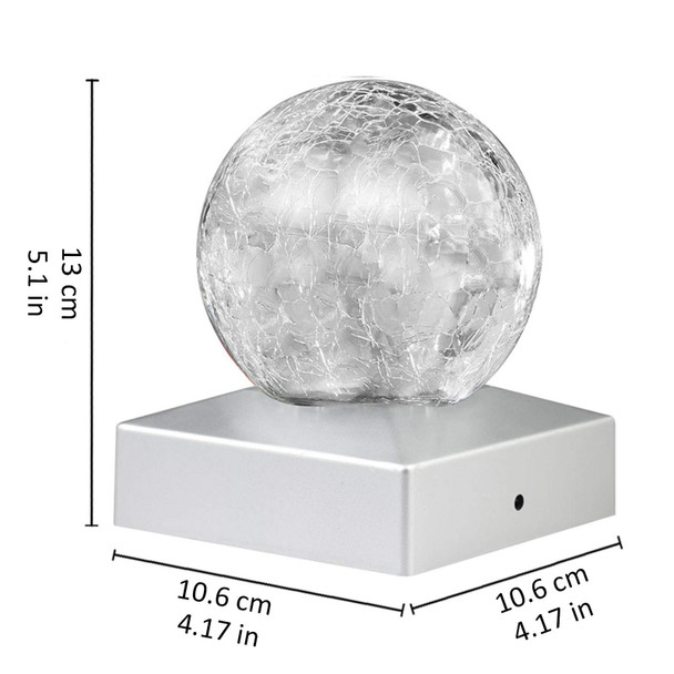 Solar Post Lights - Outdoor Post Cap Light for Fence Deck or Patio Garden Decoration Solar Powered Caps, LED Lighting, Lamp Fits 4x4 in - Warm White 4 Pack
