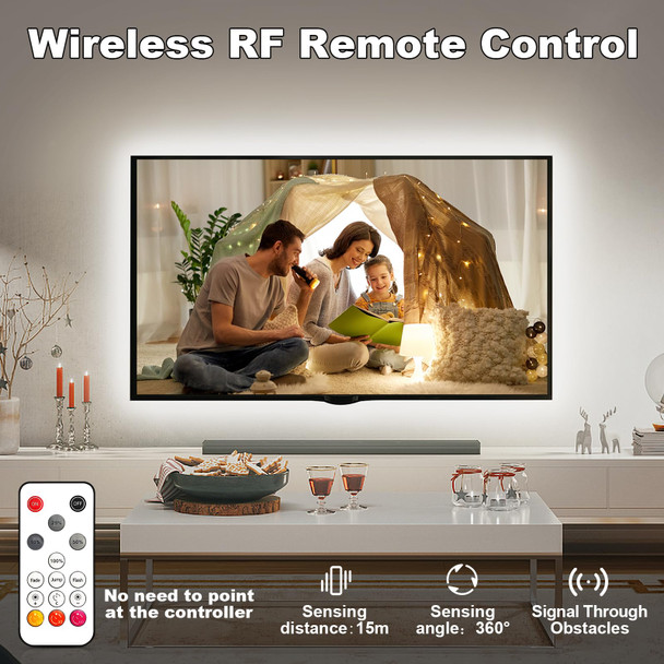 32.8ft 4000K White COB Led Strip Lights with Remote, Dimmable Bright Neutral White COB Light Strip, Indoor COB Led Lights for Kitchen, Room, Cabinet, 2 Rolls of 16.4ft