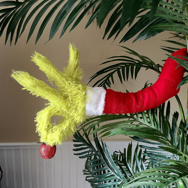 Elf Body Tree Decorations, Elf Arms for Christmas Tree Ornaments Xmas Christmas Tree Topper Party Supplies Christmas Decorations Indoors Home Decor