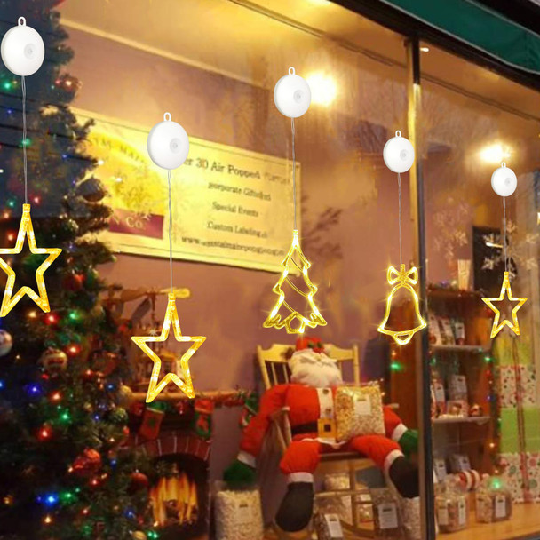 Thanksgiving Decorations Window Lights,LED Stars Lights Pack of 3,Fairy Lights,2 Modes Warm Lights Decoration Indoor for Thanksgiving Festival,Christmas,Party,Holiday