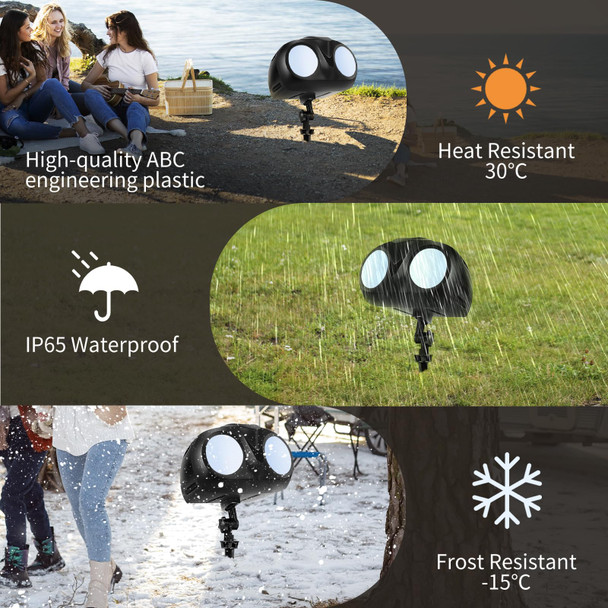 Trakxy Christmas Snowflake Projector Lights Outdoor Dynamic Owl Shape Rotating Snowfall LED Landscape Ceiling Light with Remote Control Timer for House Xmas Holiday Party Outside Decoration Projector Trakxy Christmas Snowflake Projector Lights Outdoor Dynamic Owl Shape Rotating Snowfall LED Landscape Ceiling Light with Remote Control Timer for House Xmas Holiday Party Outside Decoration Projector