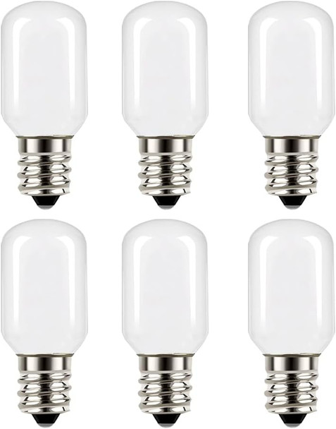 Christmas Villages Replacement Light Bulb 6W 6Watt Incandescent Night Light Bulb,120-Volt Mini Light Bulb Candelabra E12 Base for Home Decorate -6Pcs